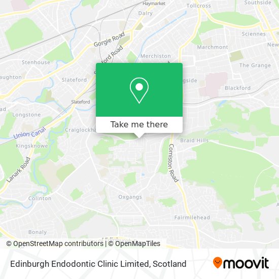 Edinburgh Endodontic Clinic Limited map
