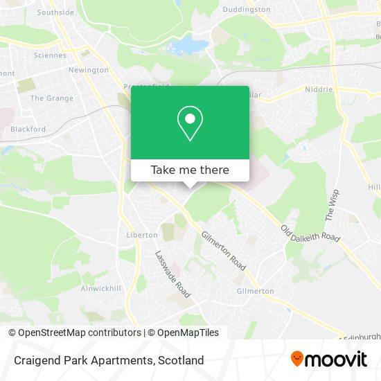 Craigend Park Apartments map