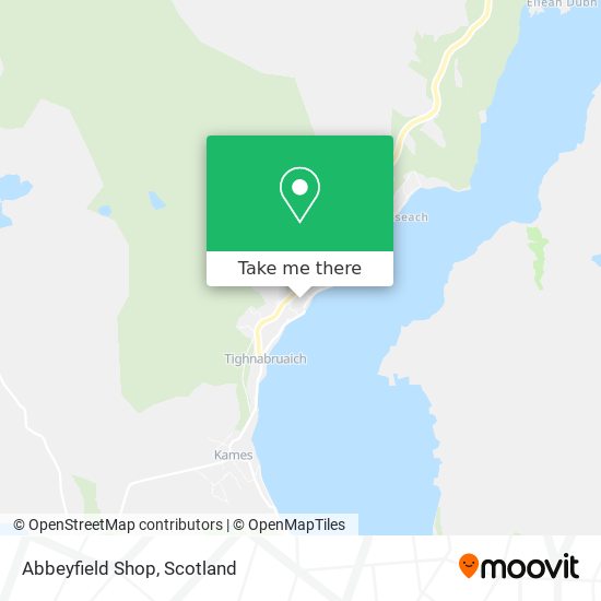 Abbeyfield Shop map