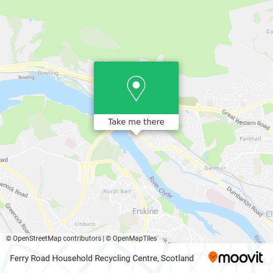 Ferry Road Household Recycling Centre map