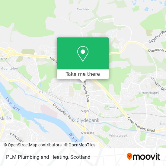 PLM Plumbing and Heating map