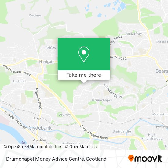 Drumchapel Money Advice Centre map