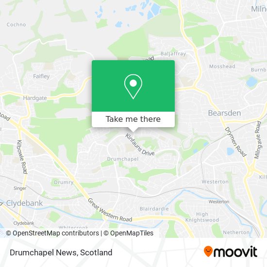 Drumchapel News map