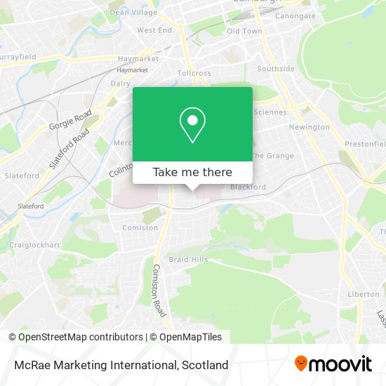McRae Marketing International map