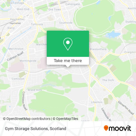 Gym Storage Solutions map