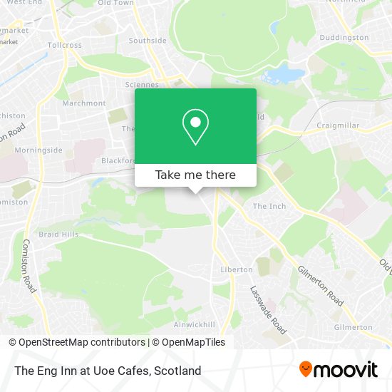 The Eng Inn at Uoe Cafes map