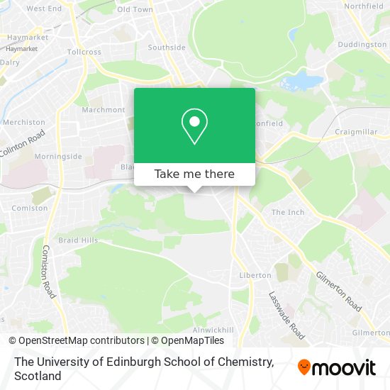 The University of Edinburgh School of Chemistry map