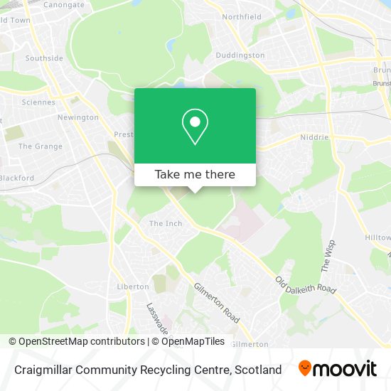 Craigmillar Community Recycling Centre map