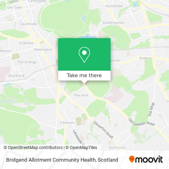 Bridgend Allotment Community Health map