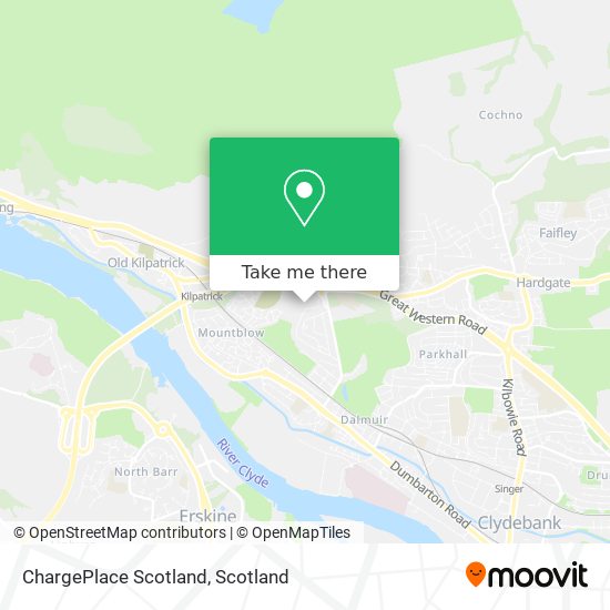 ChargePlace Scotland map