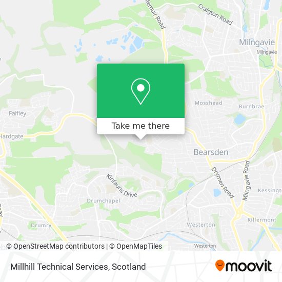 Millhill Technical Services map