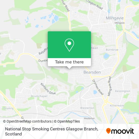 National Stop Smoking Centres Glasgow Branch map