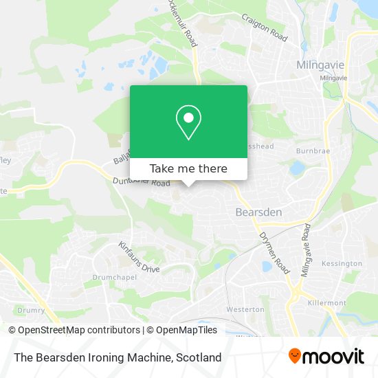 The Bearsden Ironing Machine map