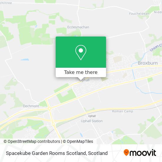 Spacekube Garden Rooms Scotland map