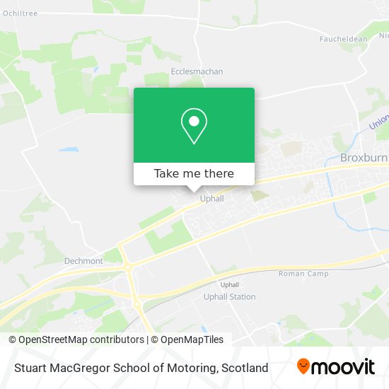 Stuart MacGregor School of Motoring map