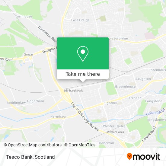 Tesco Bank map