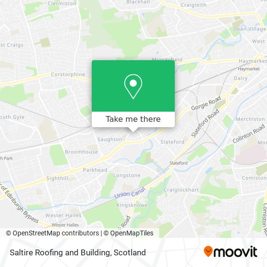 Saltire Roofing and Building map