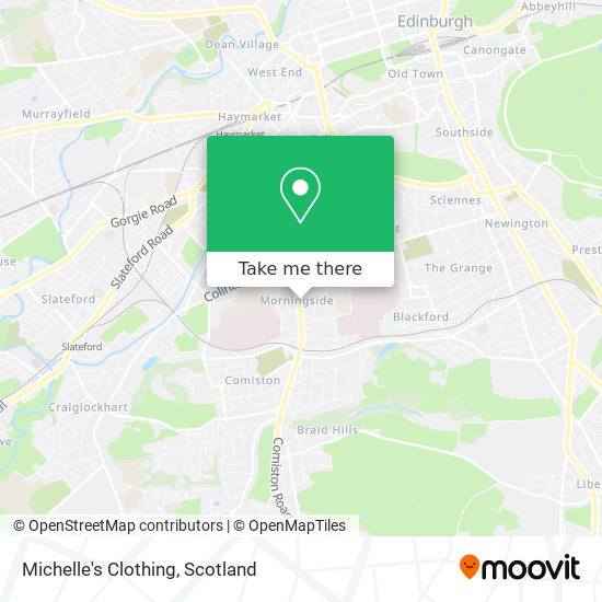 Michelle's Clothing map