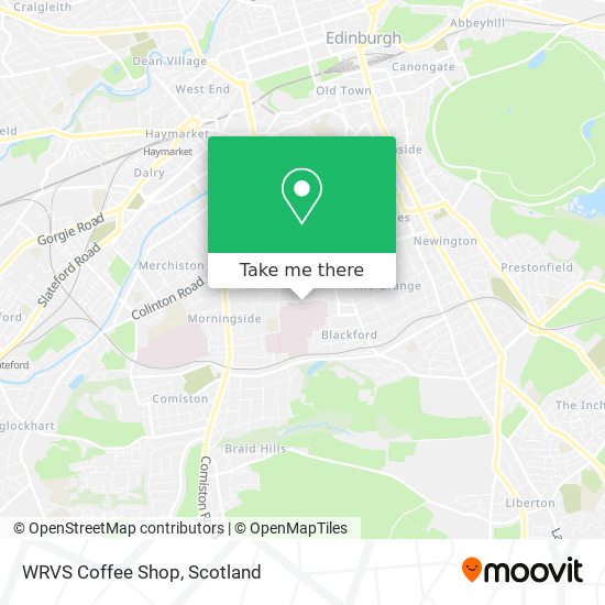 WRVS Coffee Shop map