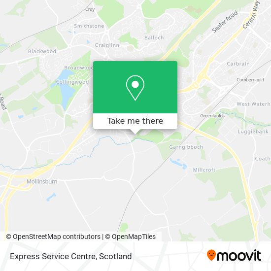 Express Service Centre map