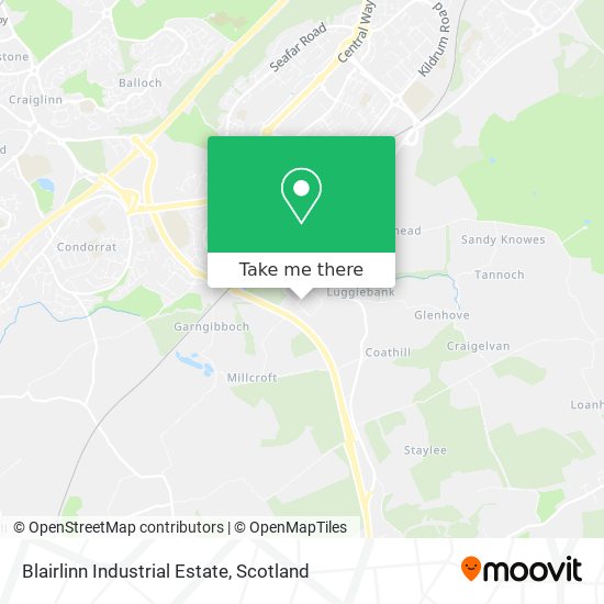 Blairlinn Industrial Estate map