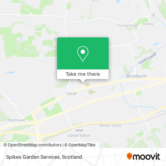 Spikes Garden Services map