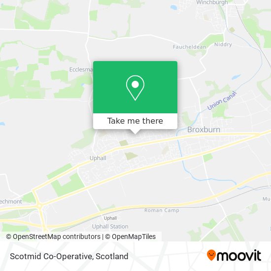 Scotmid Co-Operative map