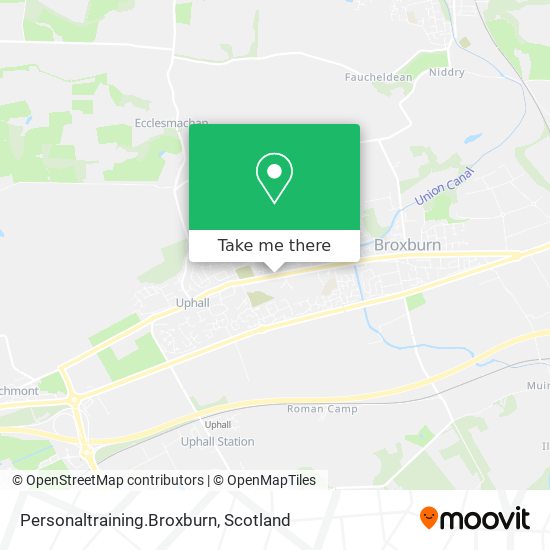 Personaltraining.Broxburn map