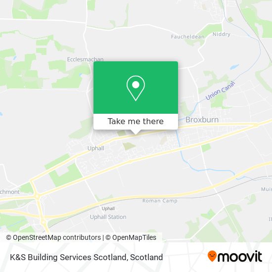 K&S Building Services Scotland map