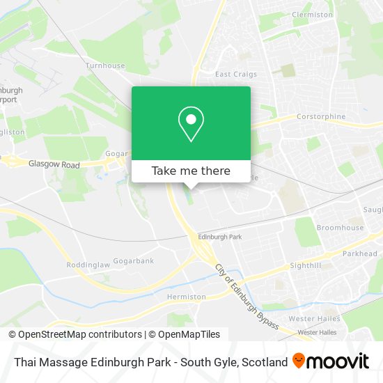 Thai Massage Edinburgh Park - South Gyle map