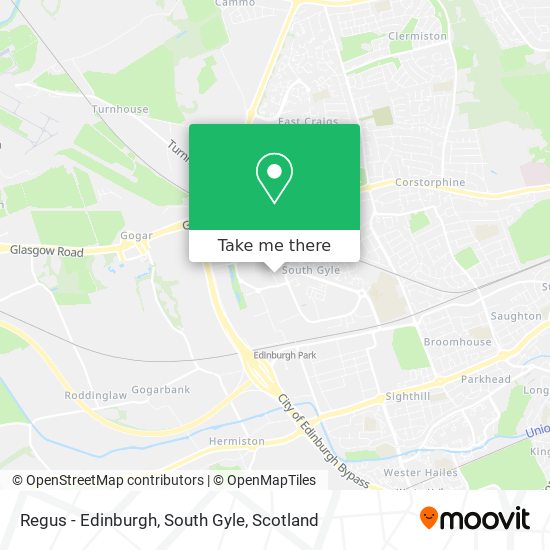 Regus - Edinburgh, South Gyle map