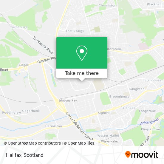 Halifax map