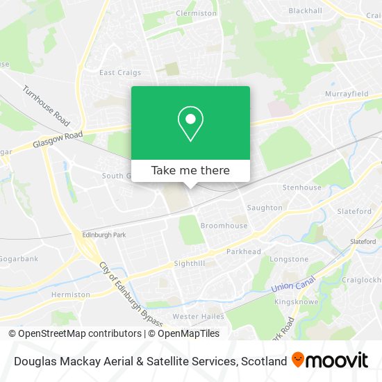 Douglas Mackay Aerial & Satellite Services map