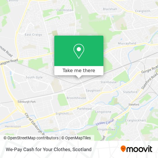 We-Pay Cash for Your Clothes map