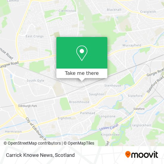 Carrick Knowe News map