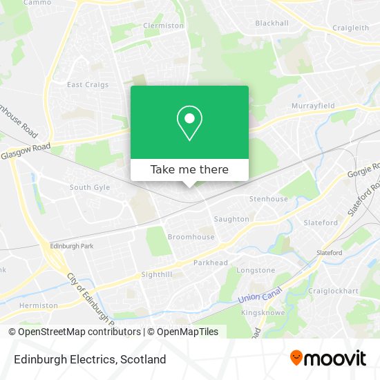 Edinburgh Electrics map