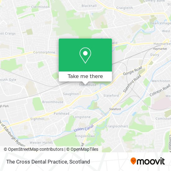 The Cross Dental Practice map