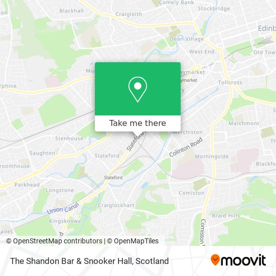 The Shandon Bar & Snooker Hall map