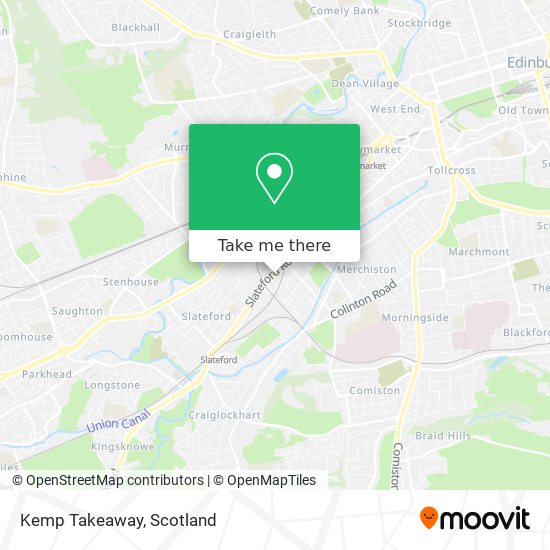 Kemp Takeaway map