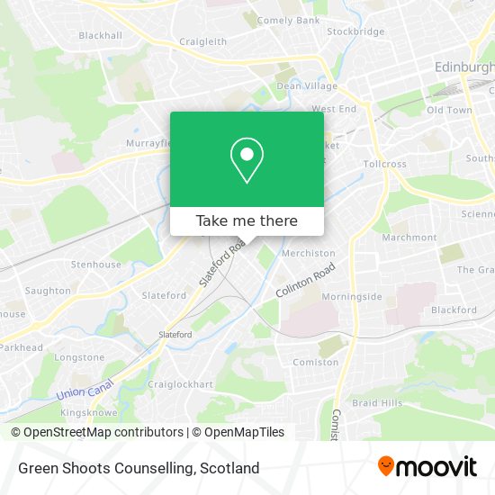 Green Shoots Counselling map