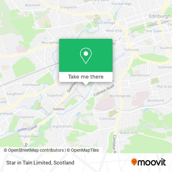 Star in Tain Limited map