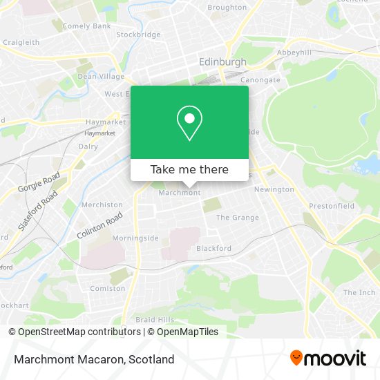 Marchmont Macaron map