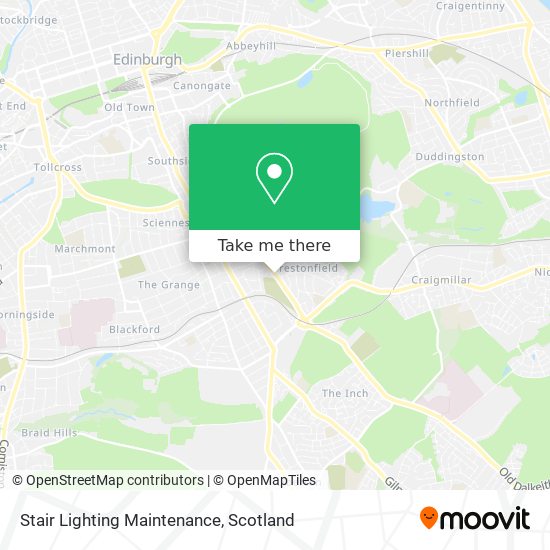 How to get to Stair Lighting Maintenance in Edinburgh by Bus, Train or