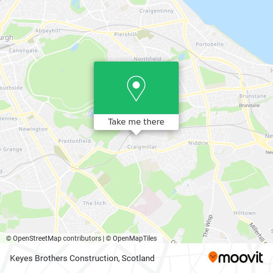 Keyes Brothers Construction map