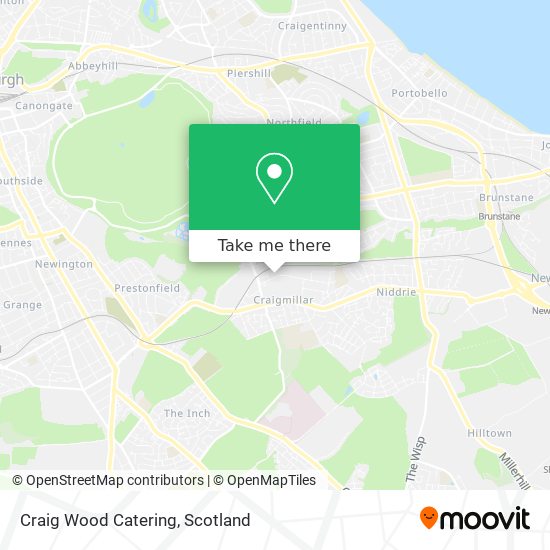Craig Wood Catering map