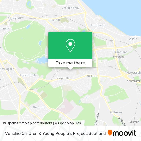 Venchie Children & Young People's Project map