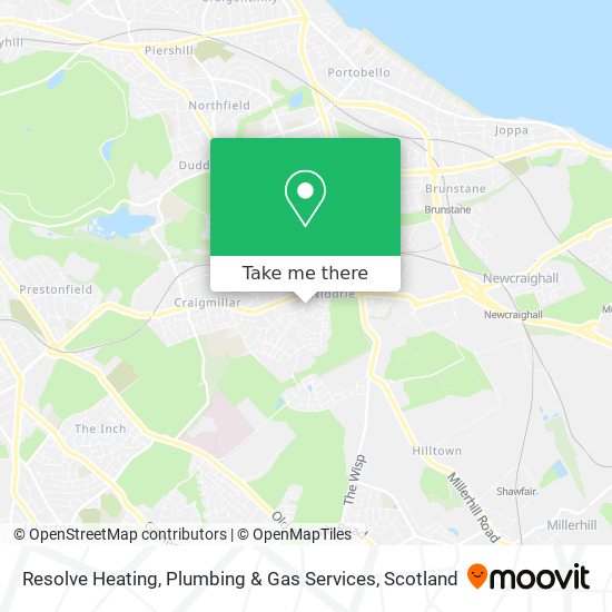 Resolve Heating, Plumbing & Gas Services map