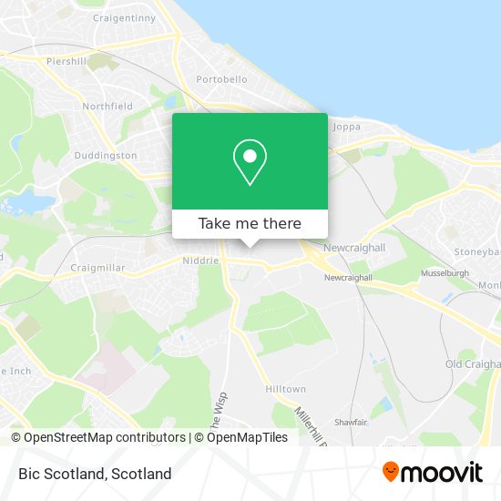 Bic Scotland map