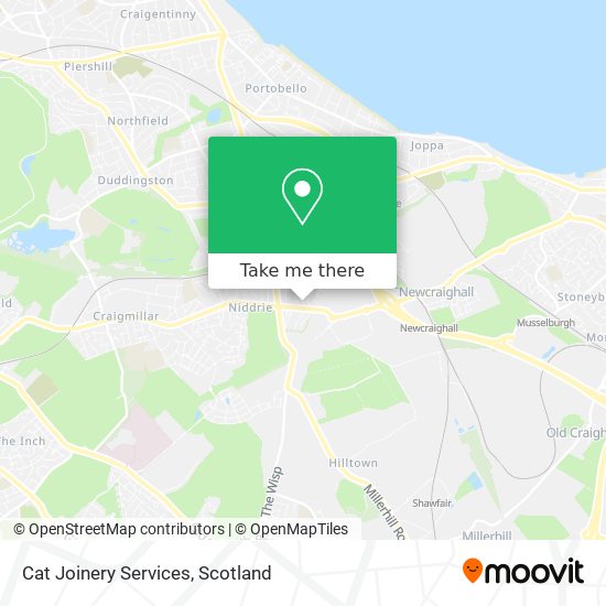 Cat Joinery Services map