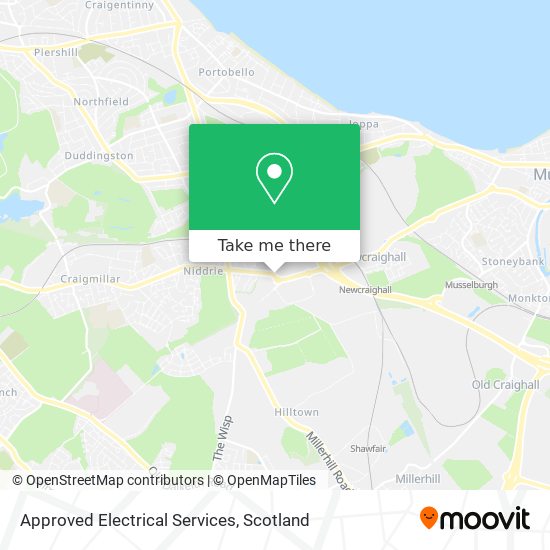 Approved Electrical Services map